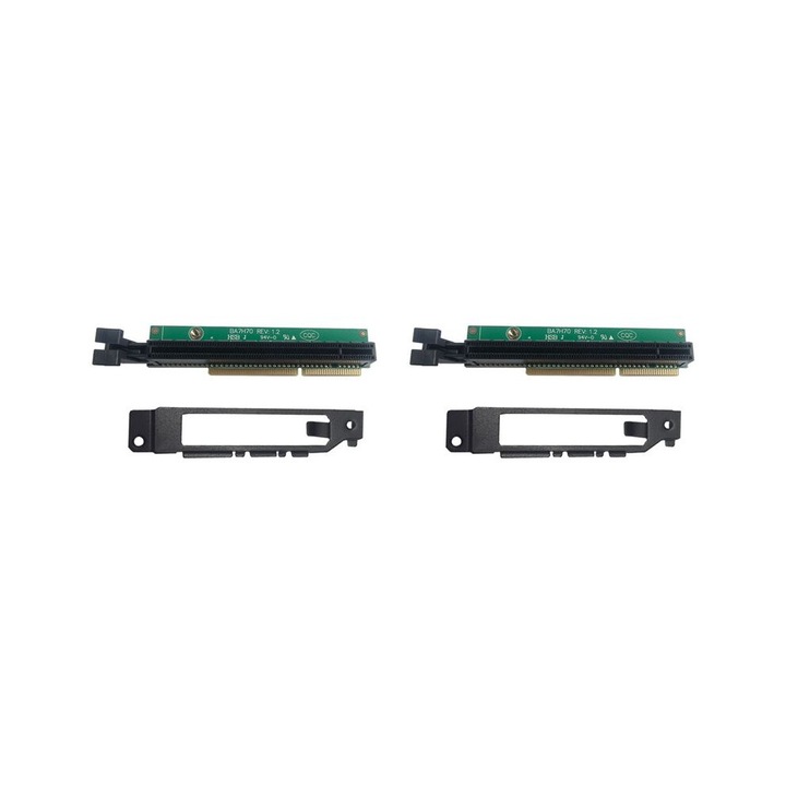Placa Riser si Baffle pentru PC, 2 buc, PCB, negru