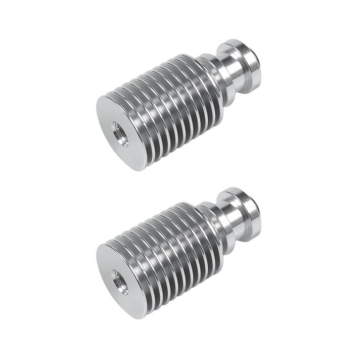 Radiátor extrudáló fém 1.75mm készlet 2 darab ezüst