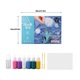 Set vopsele marmorat, 6 culori, hartie, 20x14x3.8cm