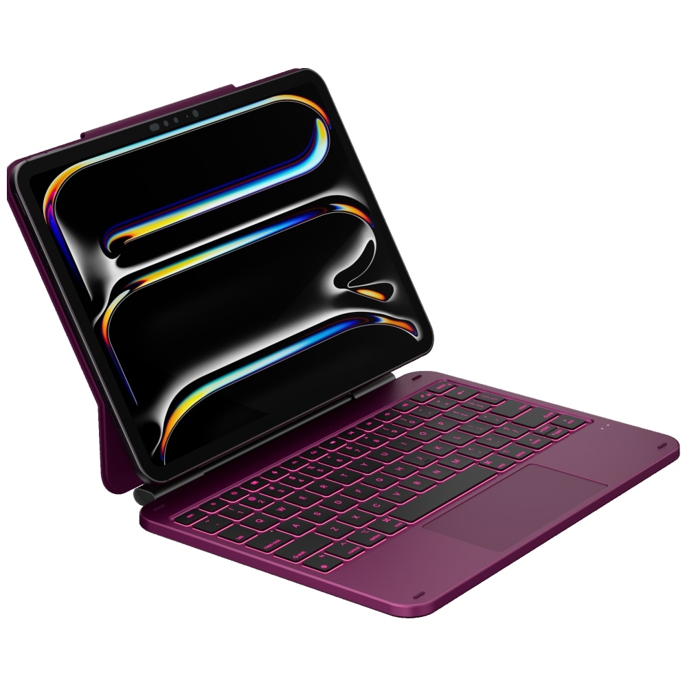 Husa tableta Typecase Edge cu tastatura, rosu, 11 inch