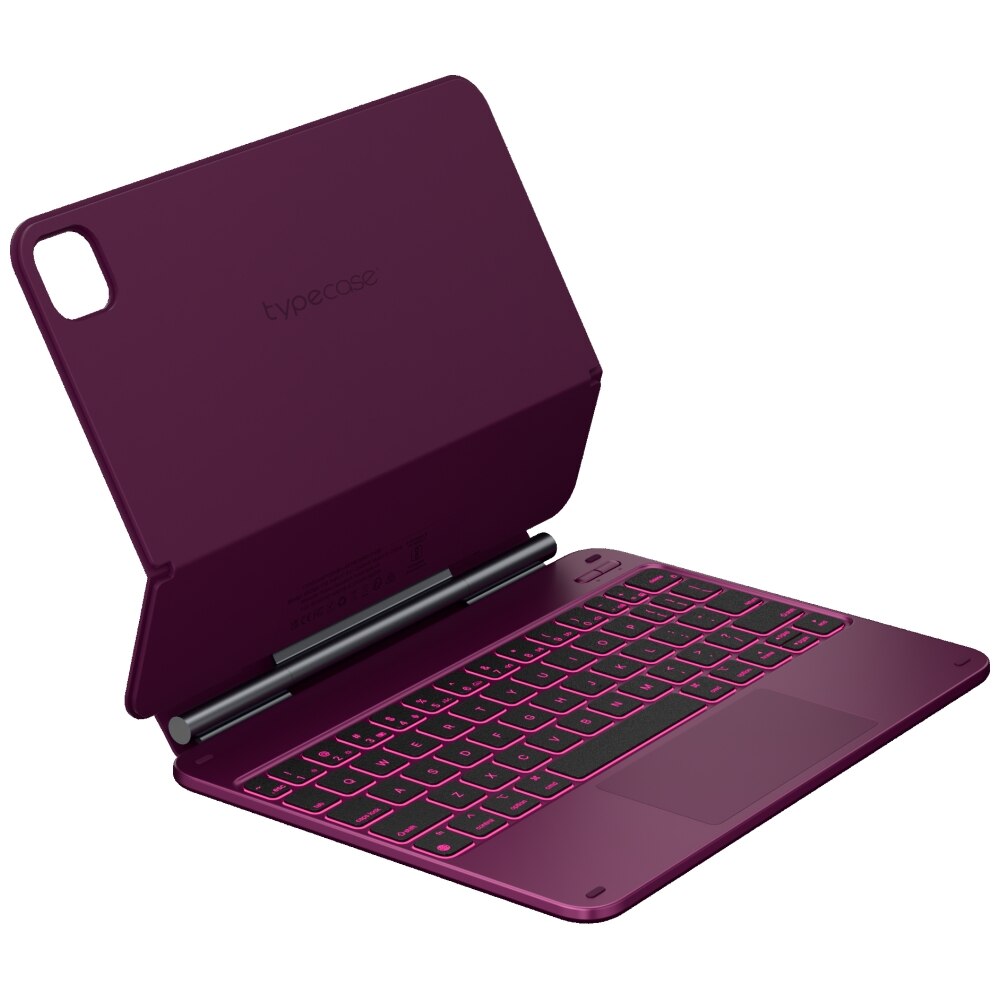 Husa tableta Typecase Edge cu tastatura, rosu, 11 inch