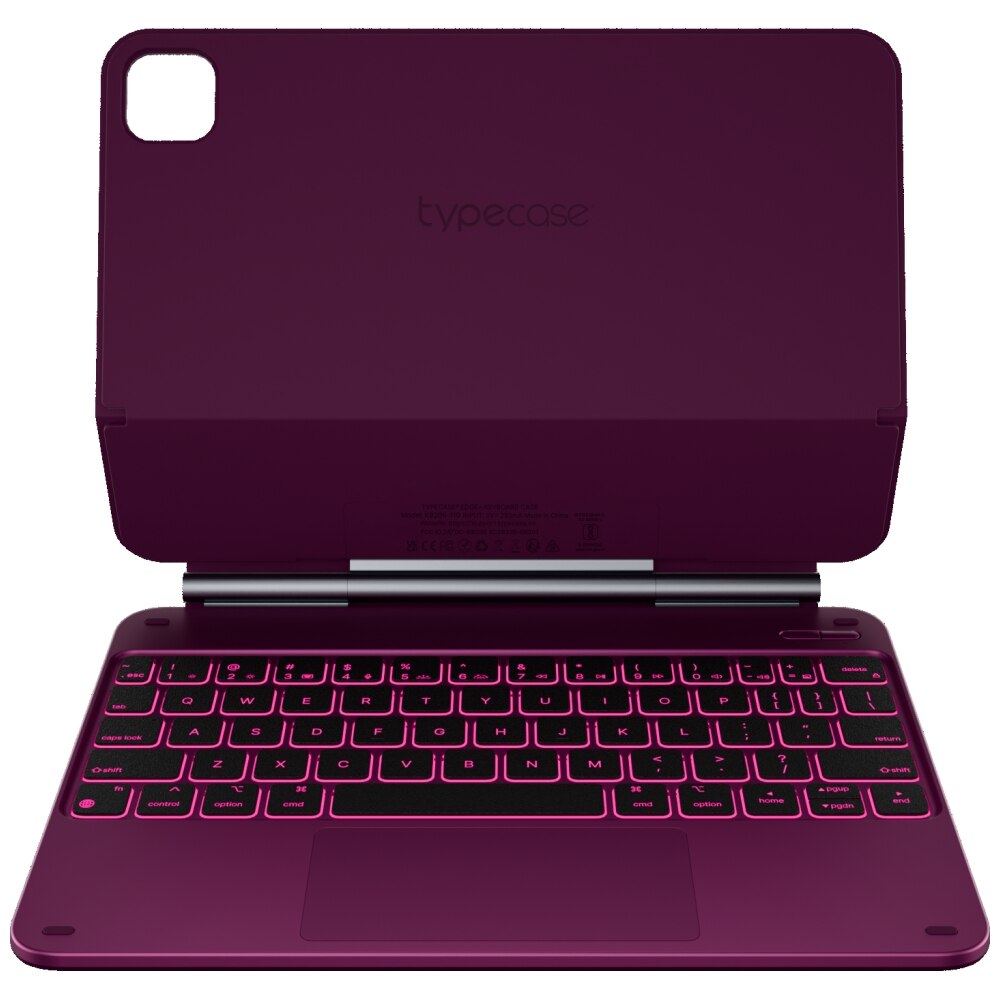 Husa tableta Typecase Edge cu tastatura, rosu, 11 inch