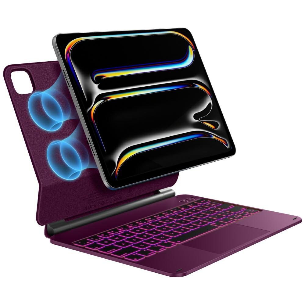 Husa tableta Typecase Edge cu tastatura, rosu, 11 inch