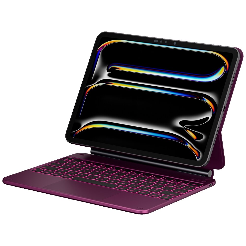 Husa tableta Typecase Edge cu tastatura, rosu, 11 inch