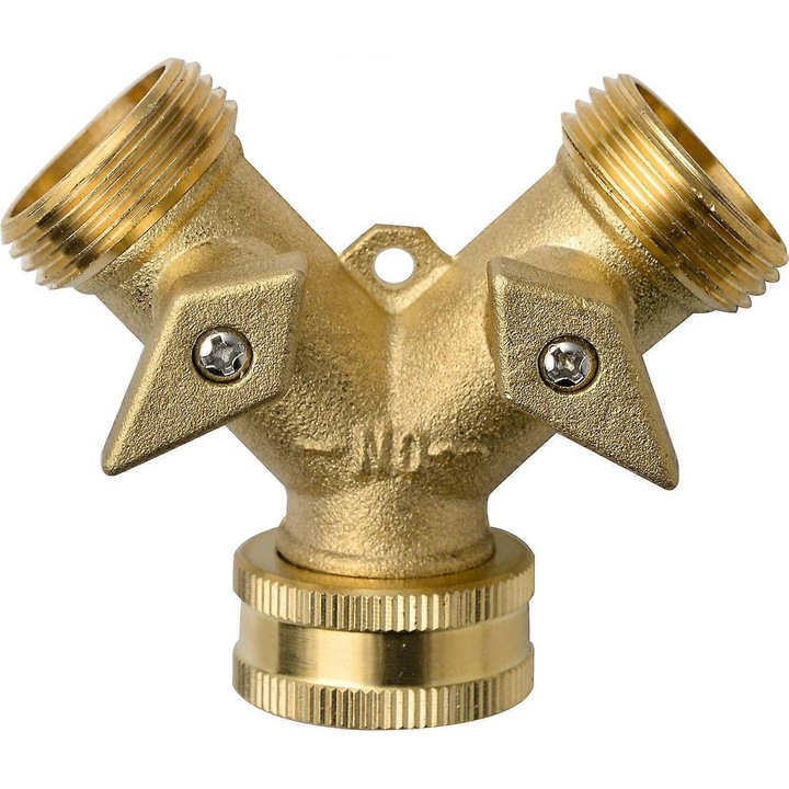 Distribuitor robinet gradina, 2 cai, alama, 3/4 inch, rezistent, control valve