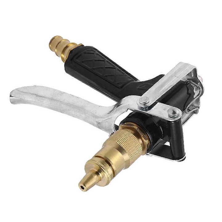Pistol de stropit, pulverizator, reglabil, aluminiu, multicolor, 15.5x12.5x2.5cm