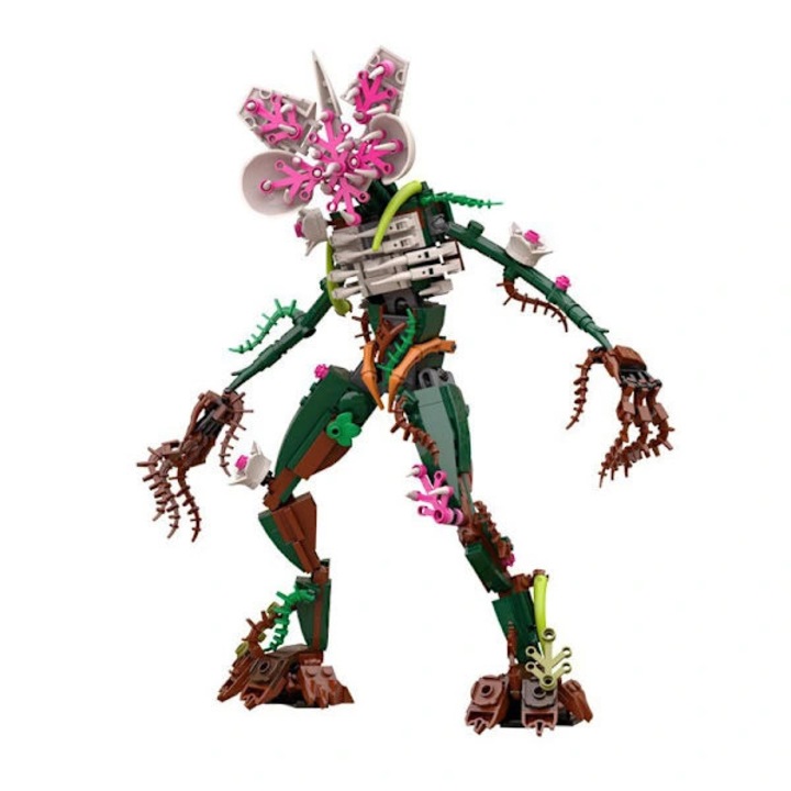 Demogorgon Stranger Things növény építőkészlet, 10311 darab, többszínű, 3D