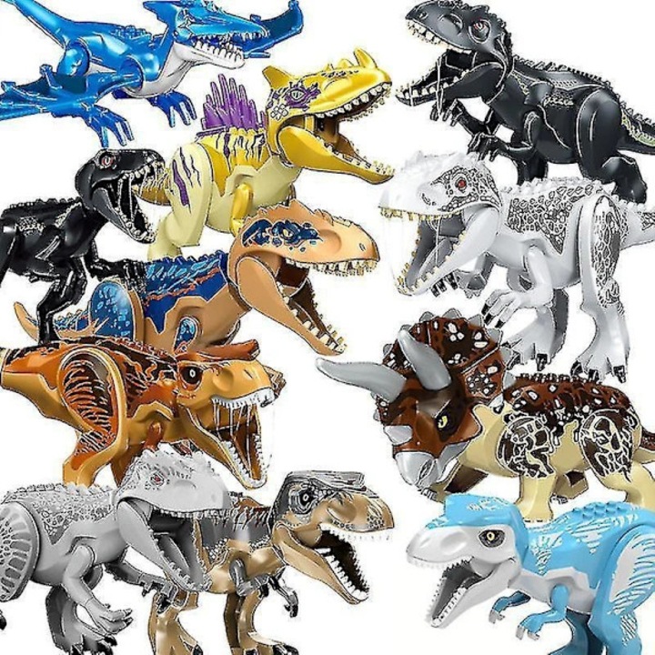 Комплект за конструиране динозаври Jurassic, 28.5x17см, многоцветен
