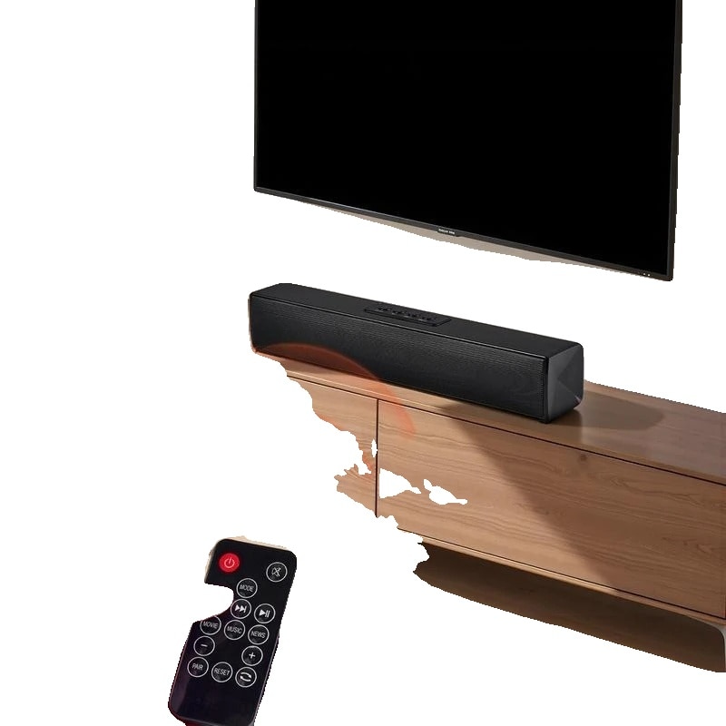 Soundbar Bluetooth compact verde armata 45cm