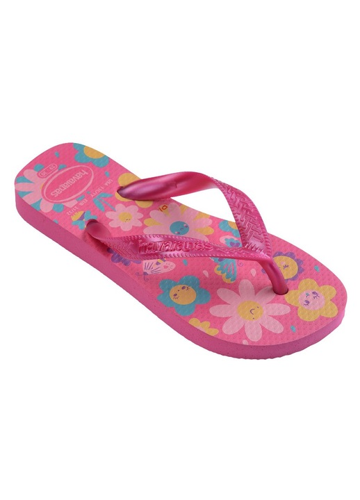 Детски чехли, Havaianas, Flores, розови, синтетичен материал