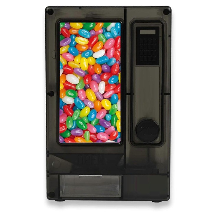 Aparat mini pentru bomboane ciocolata multicolor, 15x10x10cm, jucarie decorativa copii