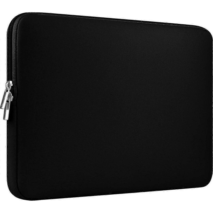 Neoprén laptop tok, 33.6x24x2cm, védelem, fekete