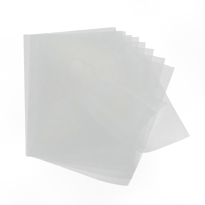 Folie transparenta A3, 10 foi, PET, transparent, 42x29.7cm