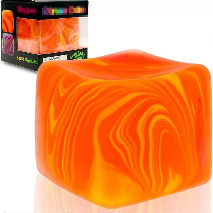 Комплект от 3 антистрес топки, многоцветни, 5x5x5см, сензорни играчки
