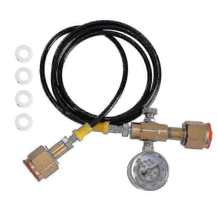 Adaptor reumplere CO2 Argon, metalic, negru, 22mm, W21.8-14