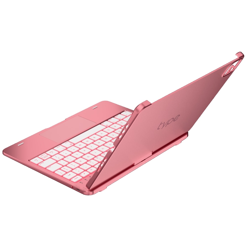 Husa tableta Typecase Flexbook Touch cu tastatura roz 11"