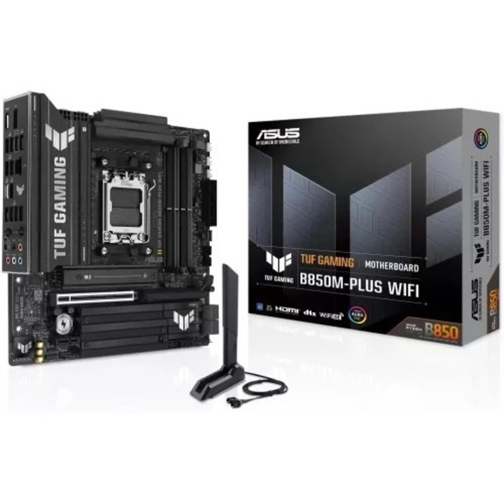Placa de baza AM5 Asus B850 ATX DDR5 WiFi6e BT5.3 TUF GAMING B850M-PLUS