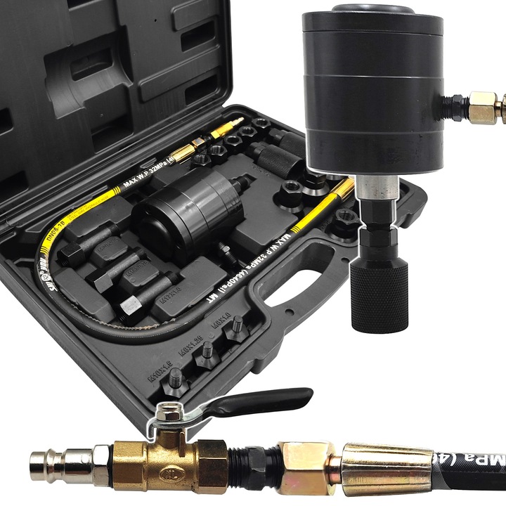 Extractor pneumatic injectoare FIXEM S.C. cu adaptoare multicolor 500-700Nm