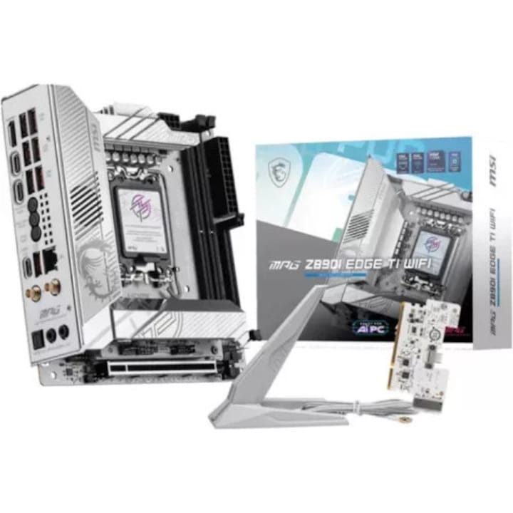 Placa de baza 1851 MSI Z890 MiniITX DDR5 WiFi7 BT5.4 MPG Z890I EDGE TI