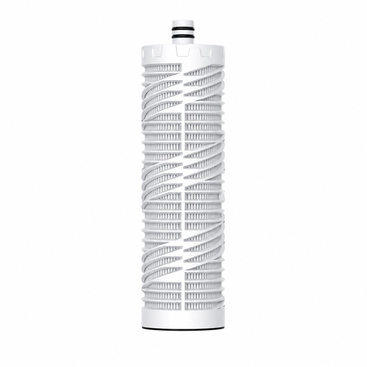 Cartus Filtrant 3 in 1 Air Tone Technology® pentru Sistem Osmoza Inversa 1000 GPD, PP 1 Micron + Carbon Activ din Cocos + Anti-Calcar, Filtru de Schimb Compatibil Direct Flow RO, Culoare Alba