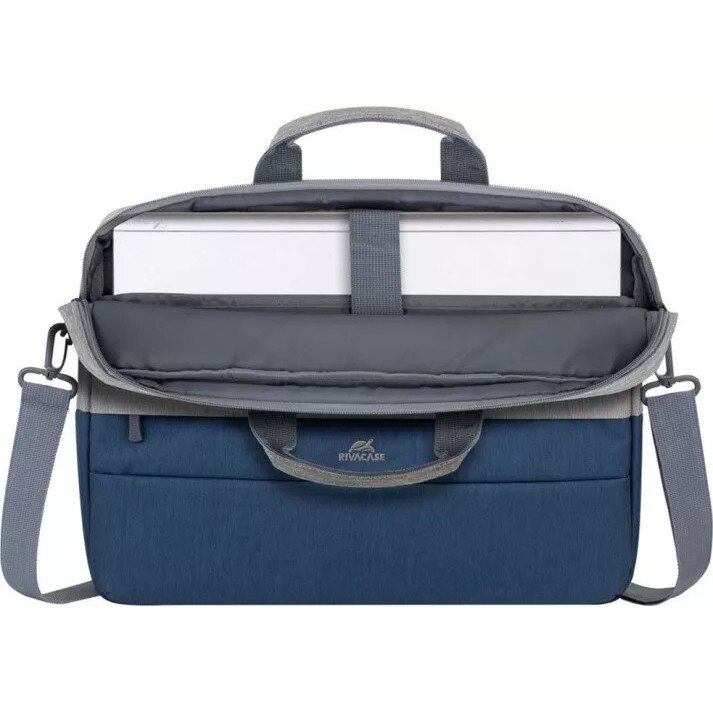 Geanta laptop RIVACASE 7532 15.6" gri-albastru