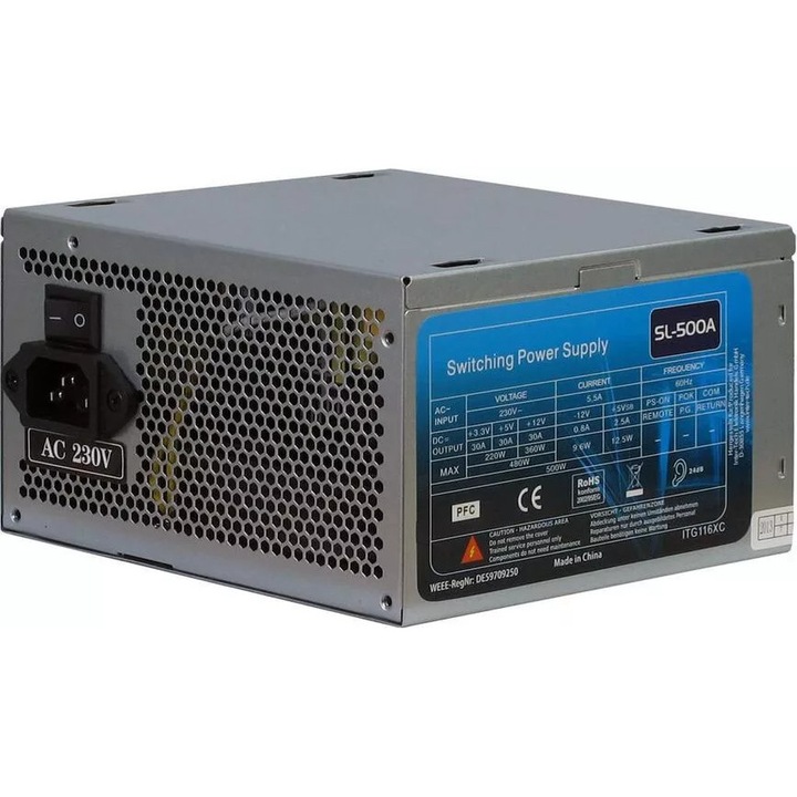 Sursa Inter Tech 500W ATX 2.4 2.03 SL-500A