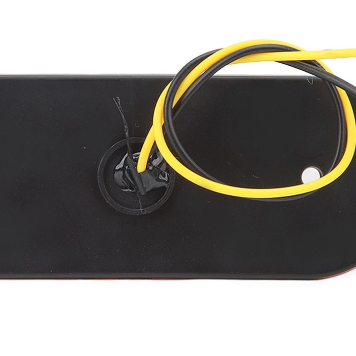 Set 4 Lampi Marcatoare LED 12V-24V, rosu si chihlimbar, 12x2cm