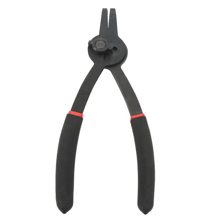 Külső biztosítógyűrű fogó 23cm, strapabíró fém, csúszásmentes markolat