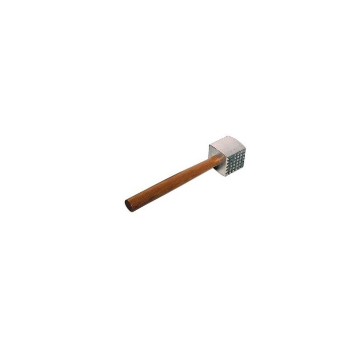 Ciocan pentru fragezit carne, 300mm, maner lemn, aluminiu