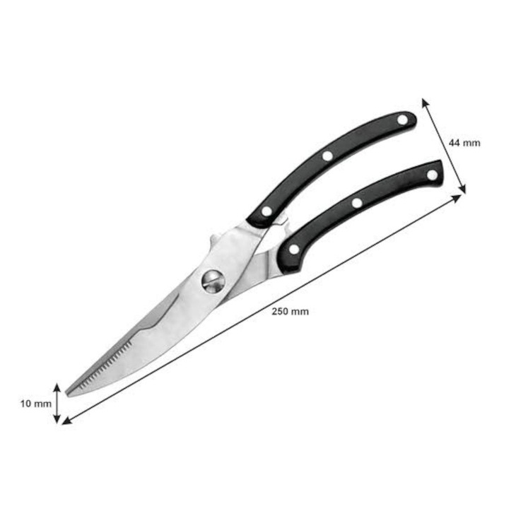 Foarfeca pentru pasare 250mm otel inoxidabil ergonomic