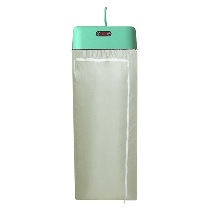 Összecsukható hordozható ruhaszárító 600W kék-zöld 27x19.5x10.5cm