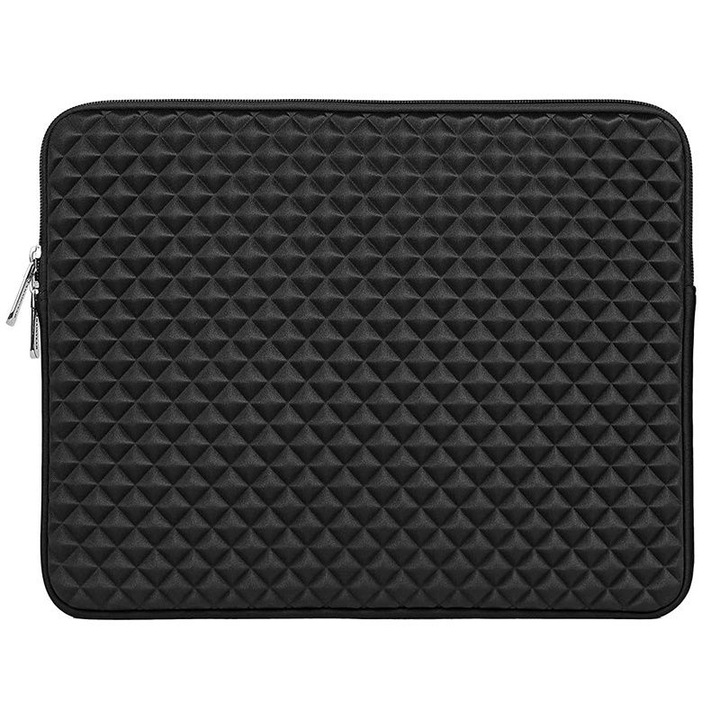 Univerzális laptop tok 11-15.6 inch, fekete, víz- és ütésálló