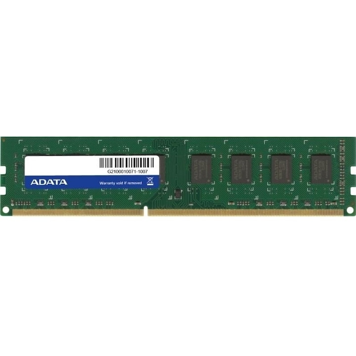 Памет ADATA 4GB, DDR3, 1600MHz, CL11, Retail