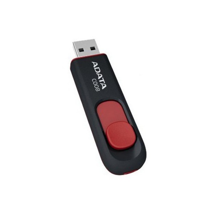 Stick de memorie USB, ADATA, 16GB, C008, Negru