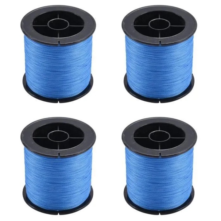 Fir pescuit 4X 500M 30LB 0.26mm albastru set