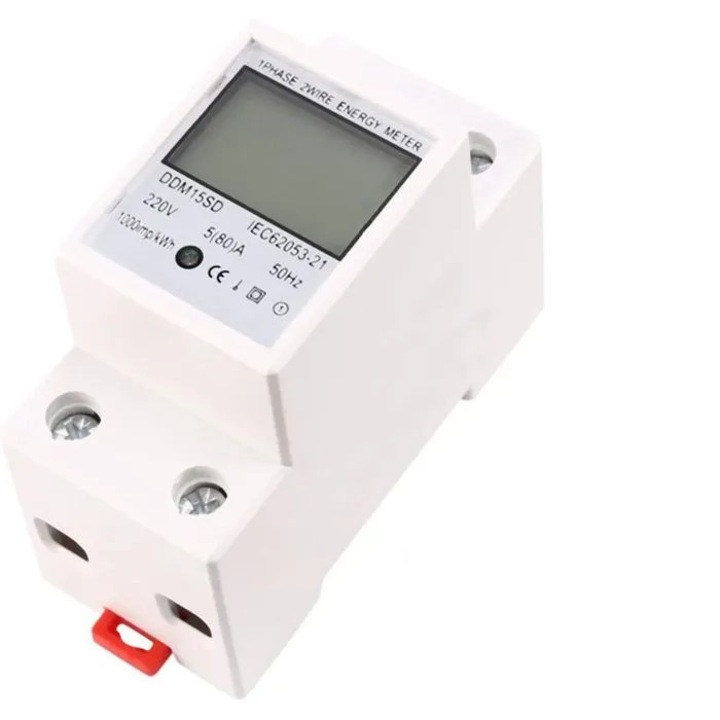 Contor energie monofazat OME DDM15SD 50Hz 5-80A LCD 2 poli