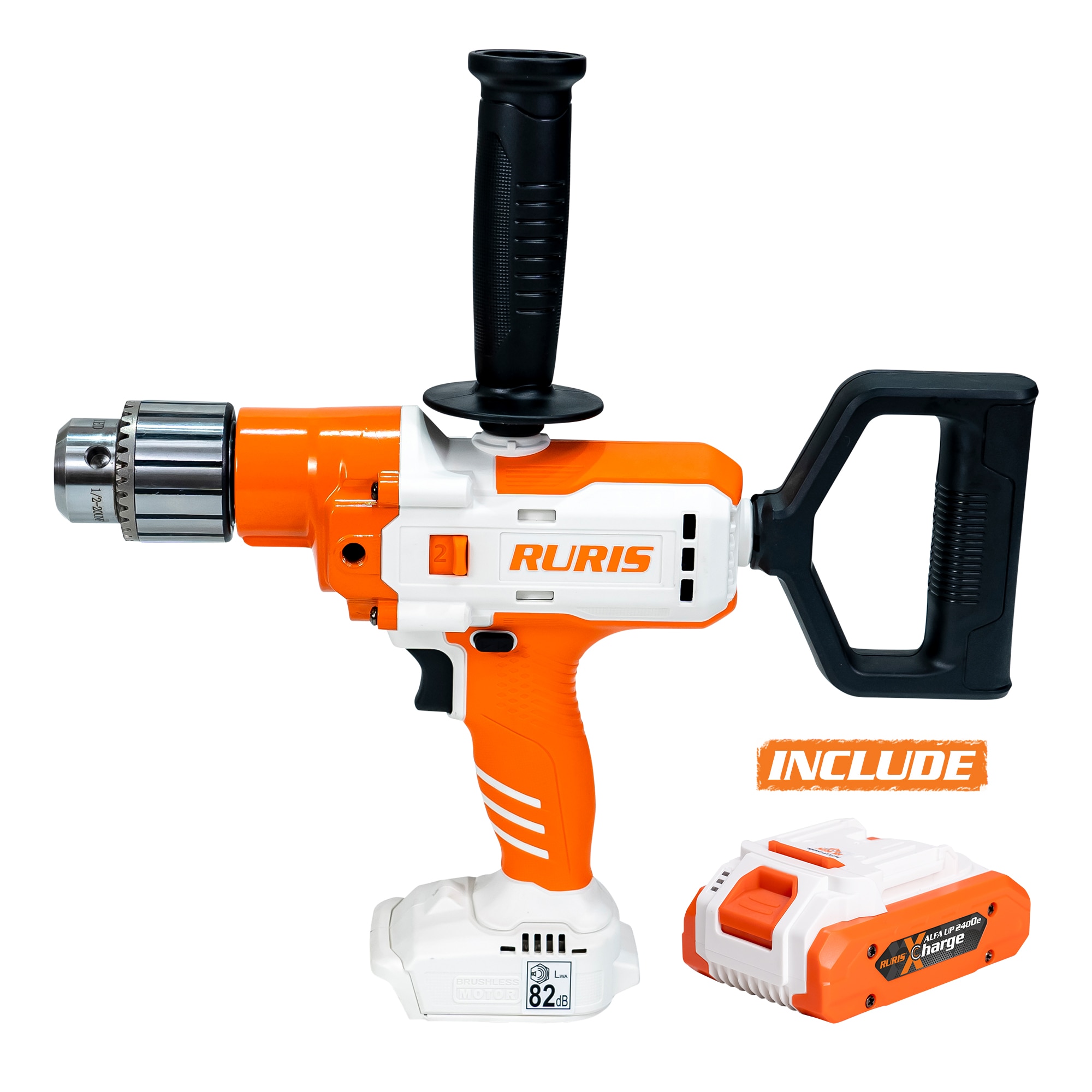 ラムラララ Masina de gaurit multifunctionala pe acumulator Ruris rmx 1390