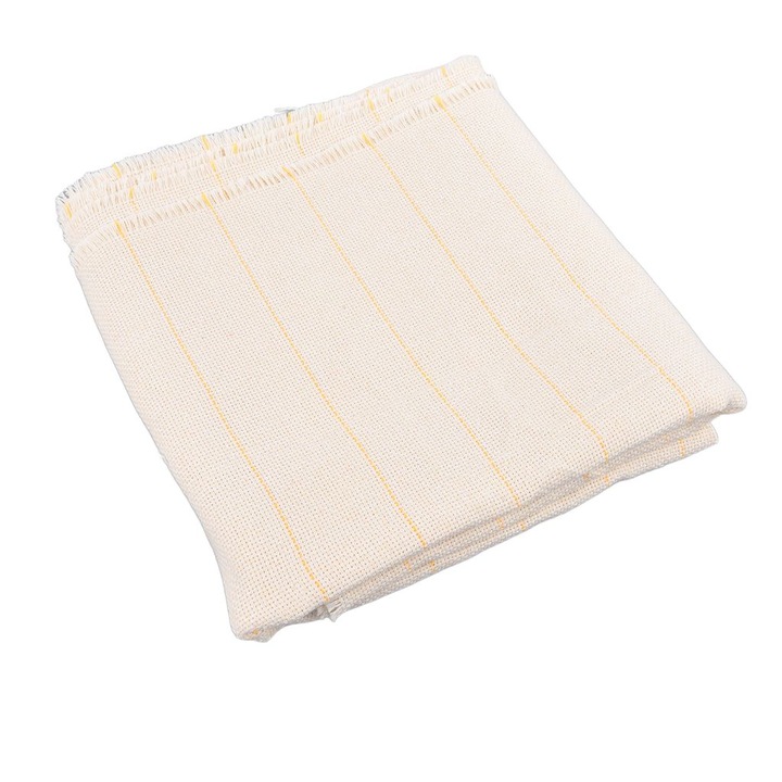 Tufting textil anyag, pamut-vászon, strapabíró, fehér, 100x100cm