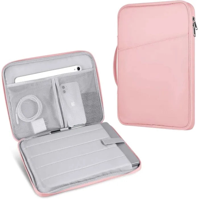 Husa laptop 13 inch, piele, rezistenta la apa, negru, 36x27.5x2.2 cm