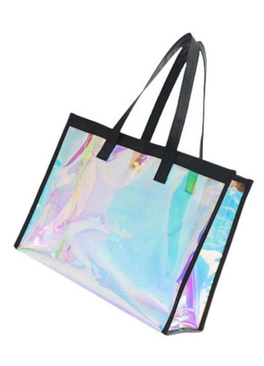 Vízálló TPU sporttáska nőknek, fekete, 40x14x31cm
