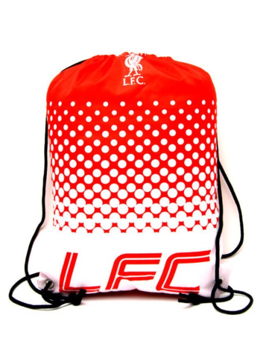 Liverpool iskolai sporttáska, fekete, 45x34cm
