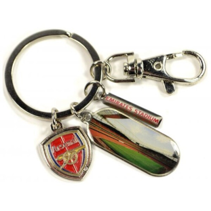 Комплект ключодържатели от 3 части Arsenal FC стадион емблема многоцветен