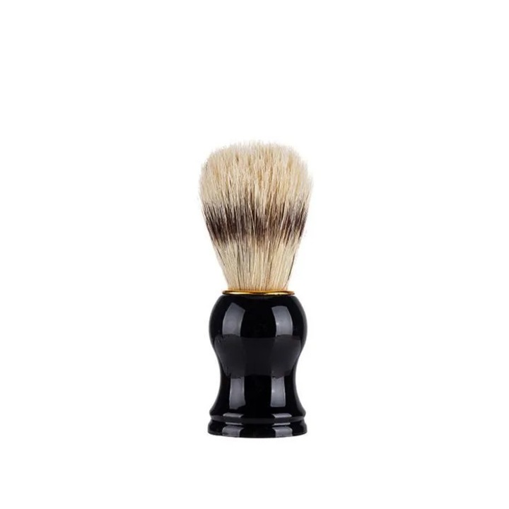 Blaireau de ras, par natural, maner albastru, 1 buc