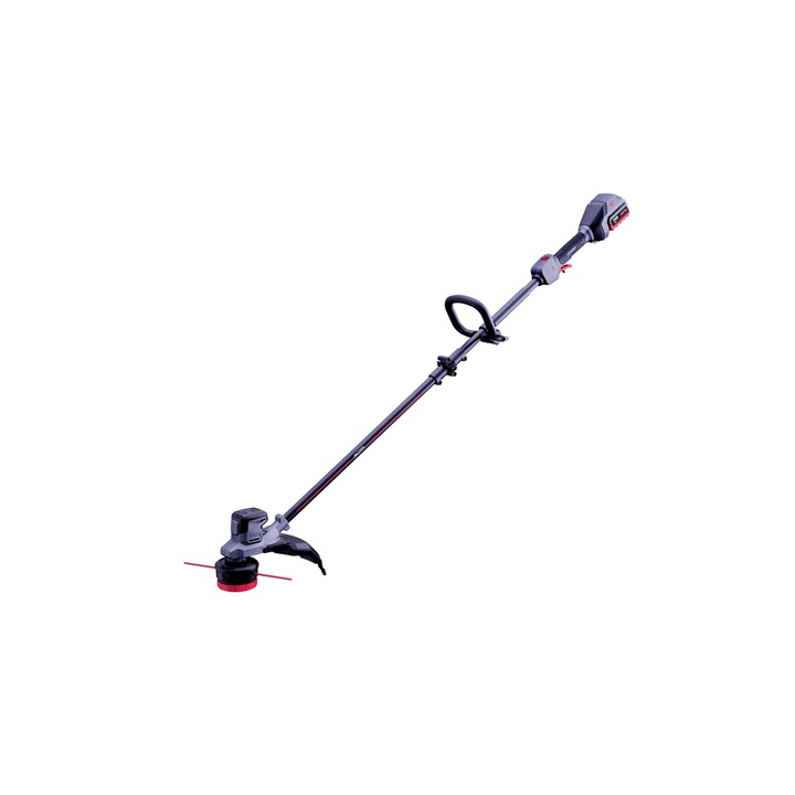 Trimmer de tuns iarba MOVA GT215-EU, 500 W, Latime taiere 38 cm, Autonomie 20 minute Negru/Gri
