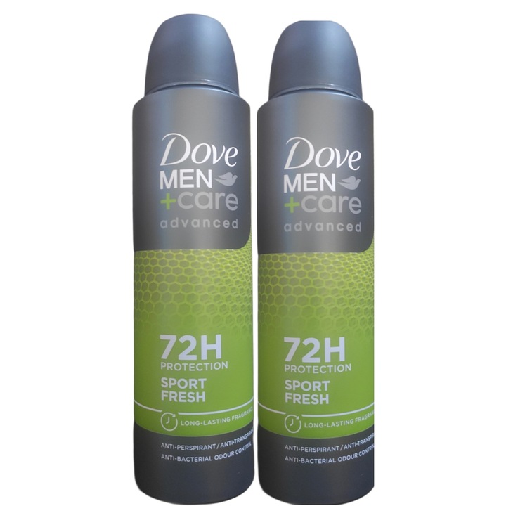 Set 2 X Deodorant Dove Men + Care Advanced Sport Fresh, 150ml
