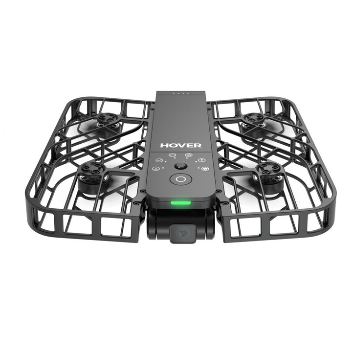 Drona HOVERAir X1 Combo Plus, autonóm repülő kamera, intelligens felvétel, kompakt és hordozható, fekete, szállítás 6-8 nap