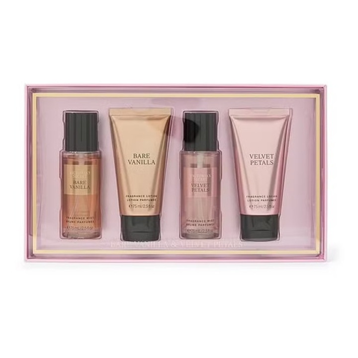 Set Cadou Victoria Secret, Bare Vanilla Velvet Petals, 300 ml