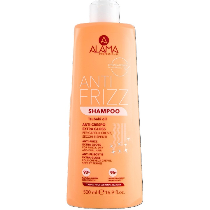 Sampon Alama Anti Frizz & Gloss, 500 ml