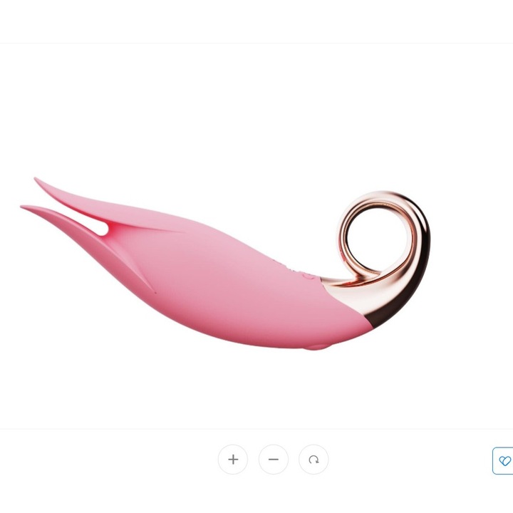 Luxe Lick klitorisz stimulátor, rózsaszín szilikon, ergonomikus kialakítás, mágneses töltés