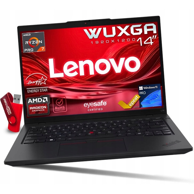 Laptop ultraportabil Lenovo ThinkPad T14s Gen 1 cu procesor AMD